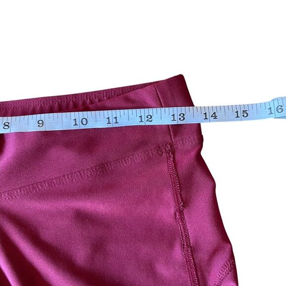 Nike Dri-Fit Cropped Running Capri Legging Maroon Size Small 0645CON - Picture 9 of 11